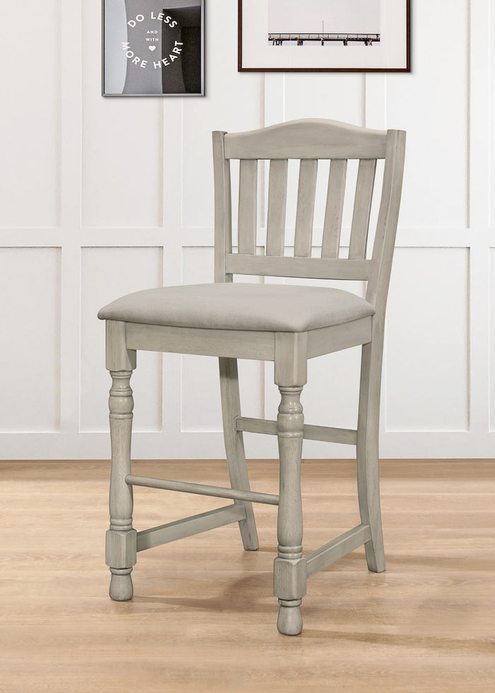 Home Design Ashley Counter Chair, Antique Gray/Warm Gray