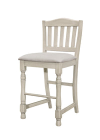 Home Design 5 Pieces Ashley Counter Dining Set, Antique Gray/Taupe, Antique Gray/Warm Gray