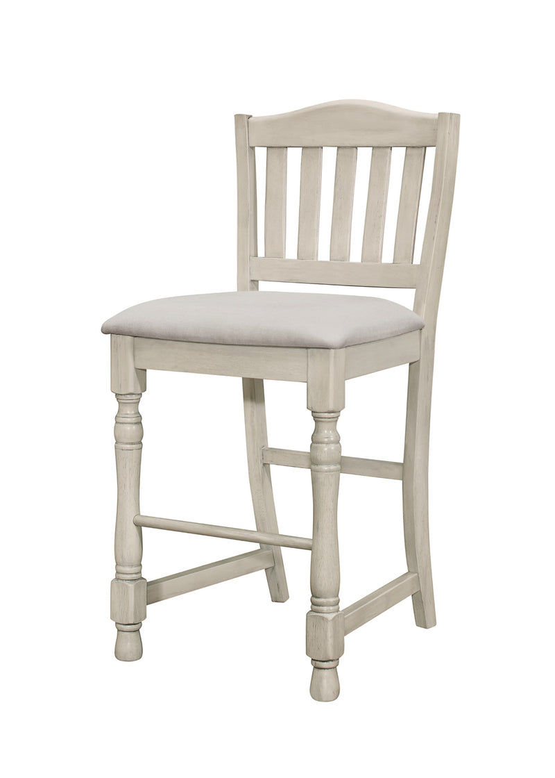 Home Design 5 Pieces Ashley Counter Dining Set, Antique Gray/Taupe, Antique Gray/Warm Gray