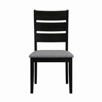 Home Design Talon 7-Piece Dining Set, Rectangular Table with Ladder-Back Cushioned Chairs, Trestle Base, Traditional