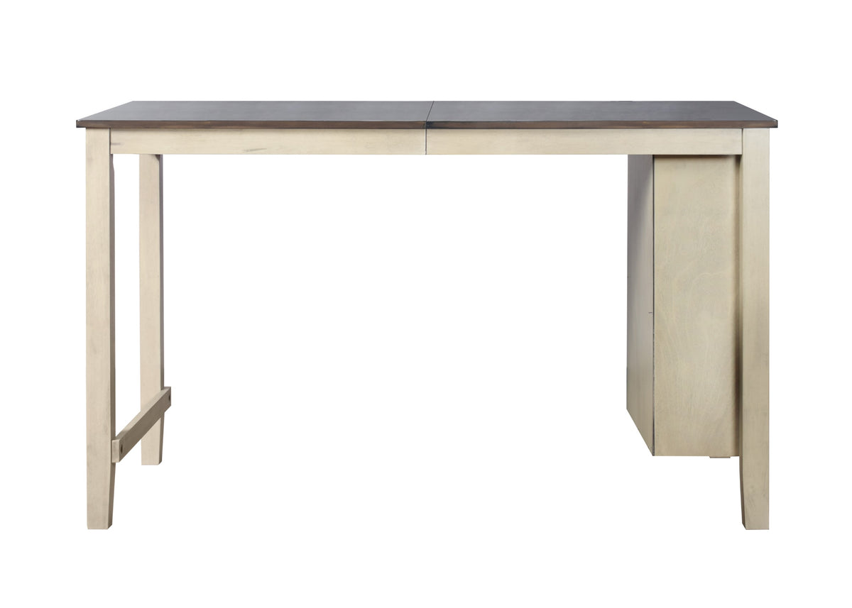 Home Design 5 Pieces Africa Counter Height Dining Set, Taupe/Antique Gray, Antique Gray/Warm Gray