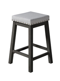 Home Design 5 Pieces Africa Counter Height Dining Set, Black/Warm Gray