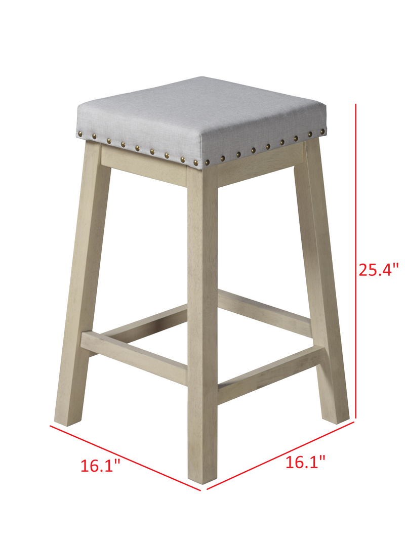 Home Design 5 Pieces Africa Counter Height Dining Set, Taupe/Antique Gray, Antique Gray/Warm Gray