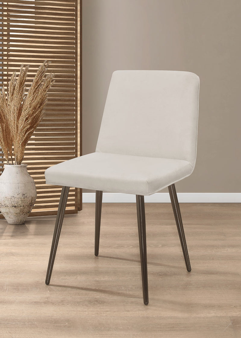 Home Design Lattice Dining Set, White