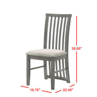 Osaka Dining Set, 7-Piece Indoor Dining Set - Modern Rectangular Table, 6 Cushioned Seat Dining Chair