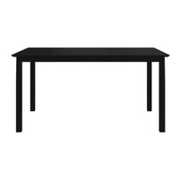 Guysaka 6-Piece Dining Set with Modern Rectangular Table, 4 Upholstered Corduroy Dining Chairs & Upholstered Bench