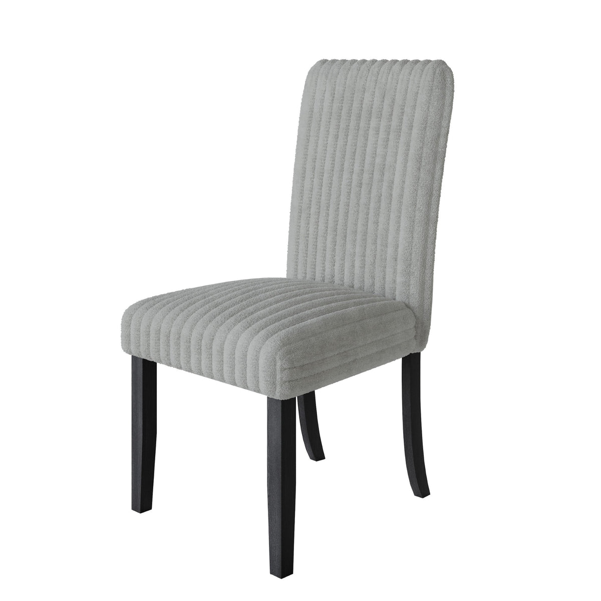 Guysaka 6-Piece Dining Set with Modern Rectangular Table, 4 Upholstered Corduroy Dining Chairs & Upholstered Bench