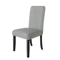 Guysaka 6-Piece Dining Set with Modern Rectangular Table, 4 Upholstered Corduroy Dining Chairs & Upholstered Bench