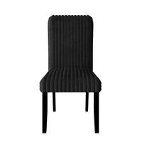 Guysaka 6-Piece Dining Set with Modern Rectangular Table, 4 Upholstered Corduroy Dining Chairs & Upholstered Bench