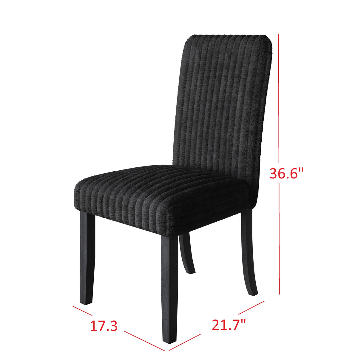 Guysaka 6-Piece Dining Set with Modern Rectangular Table, 4 Upholstered Corduroy Dining Chairs & Upholstered Bench