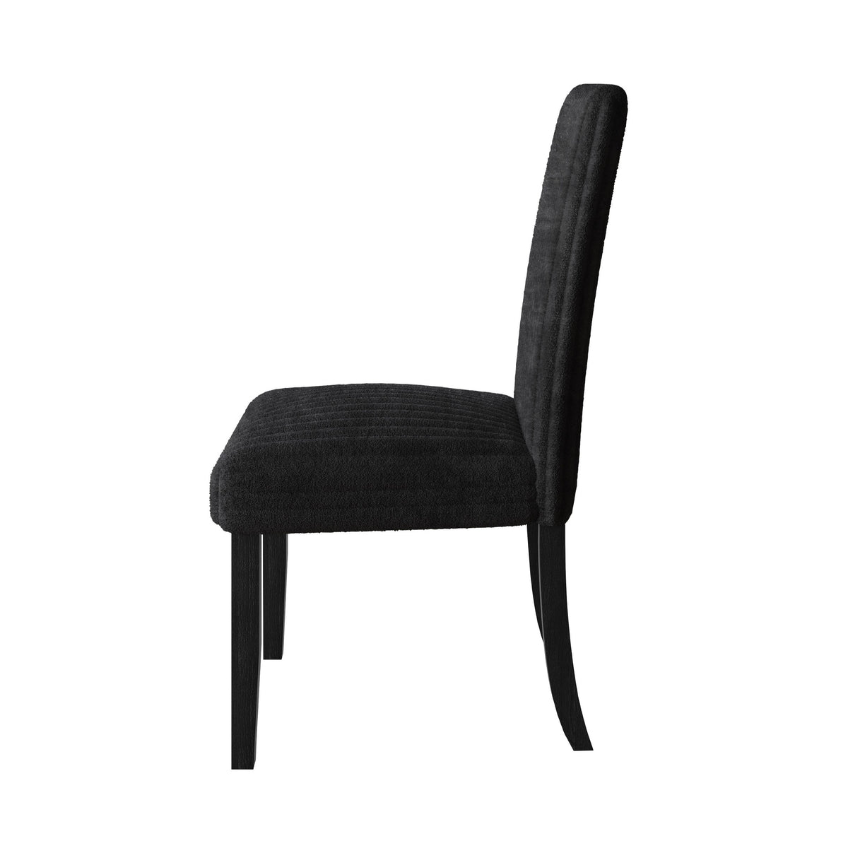 Guysaka 6-Piece Dining Set with Modern Rectangular Table, 4 Upholstered Corduroy Dining Chairs & Upholstered Bench