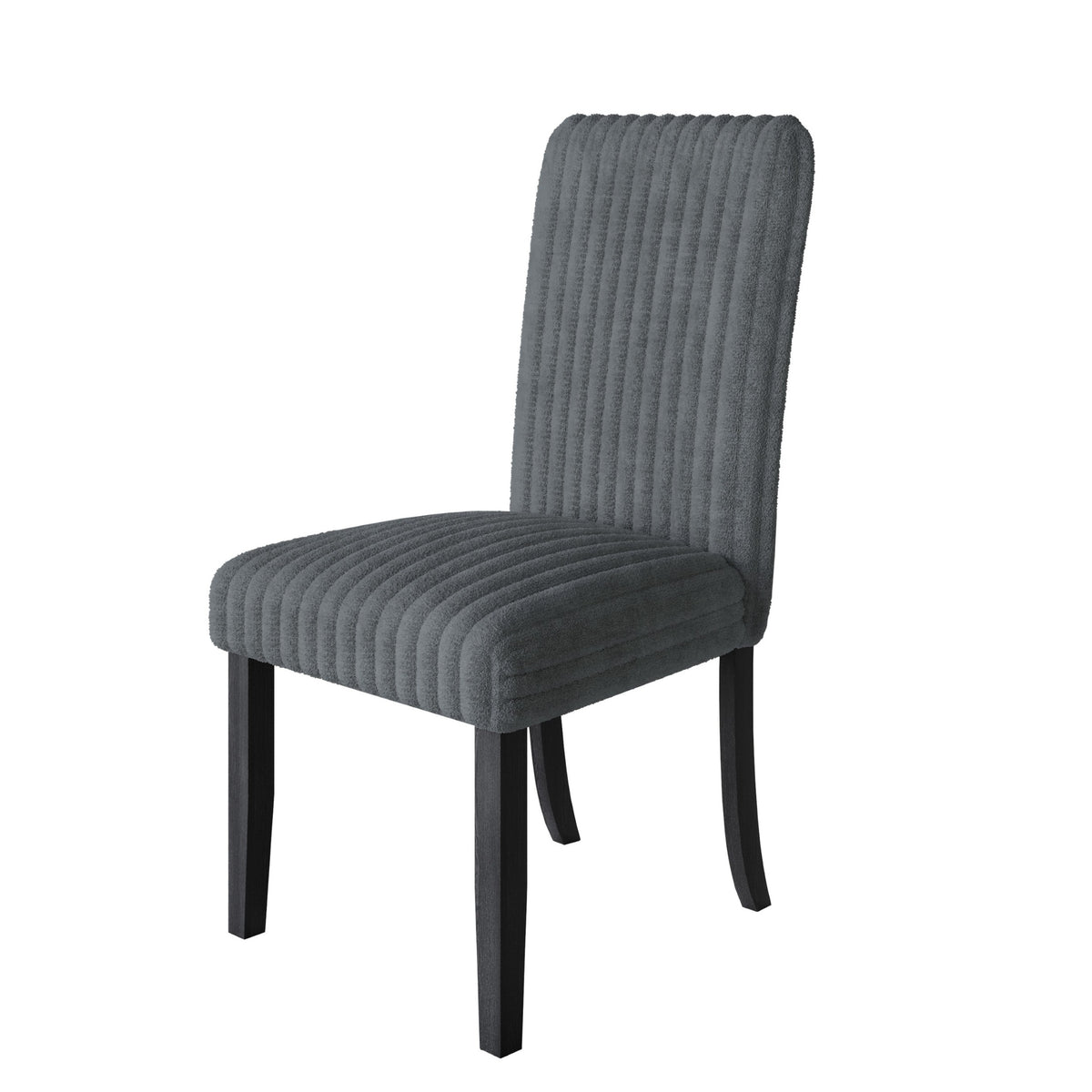 Guysaka 6-Piece Dining Set with Modern Rectangular Table, 4 Upholstered Corduroy Dining Chairs & Upholstered Bench