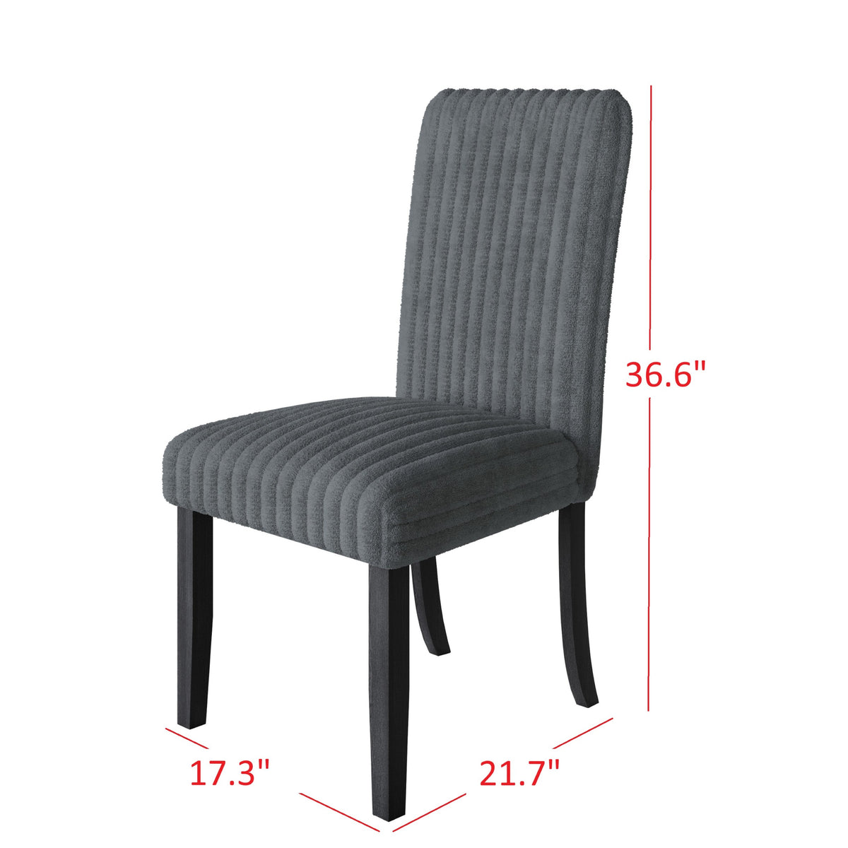 Guysaka 6-Piece Dining Set with Modern Rectangular Table, 4 Upholstered Corduroy Dining Chairs & Upholstered Bench