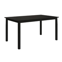 Guysaka 6-Piece Dining Set with Modern Rectangular Table, 4 Upholstered Corduroy Dining Chairs & Upholstered Bench
