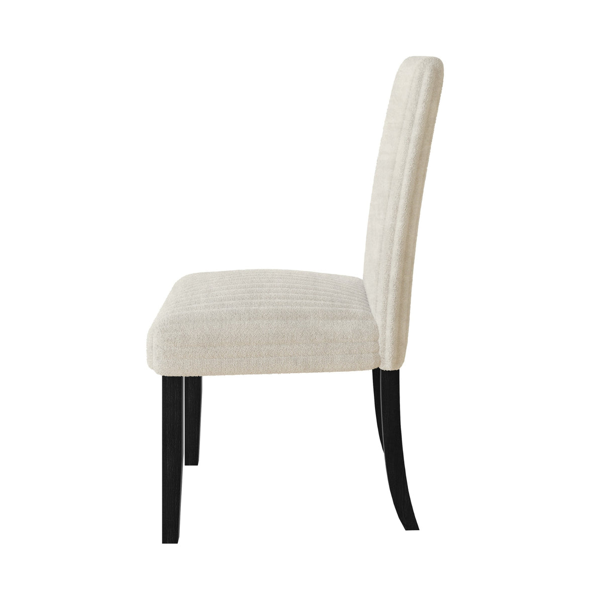 Guysaka 6-Piece Dining Set with Modern Rectangular Table, 4 Upholstered Corduroy Dining Chairs & Upholstered Bench