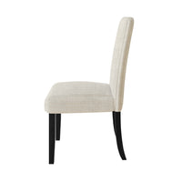 Guysaka 6-Piece Dining Set with Modern Rectangular Table, 4 Upholstered Corduroy Dining Chairs & Upholstered Bench