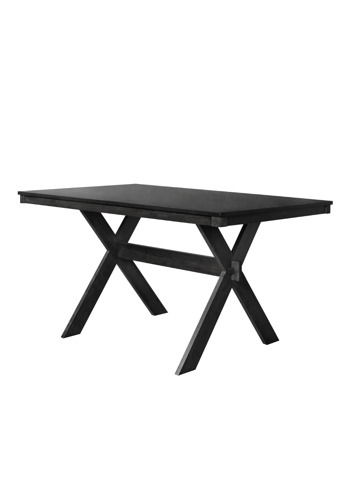 Home Design Oden 6 Piece Dining Set, Black, Black/Gray