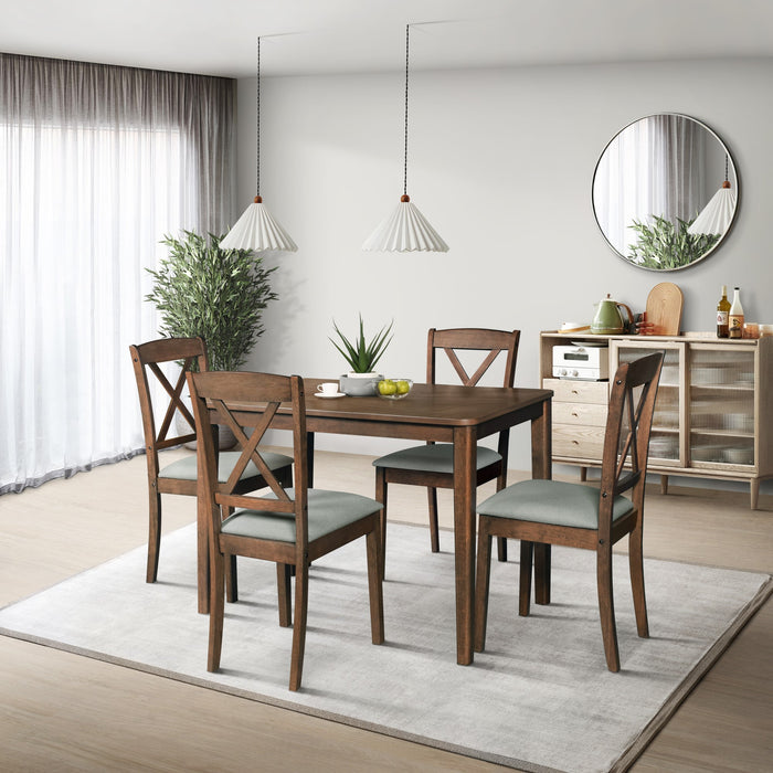 Clayfell Sudbury Dining Set, Brown