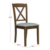 Clayfell Sudbury Dining Set, Brown