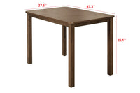 Clayfell 5 Pieces Sanford Dining Set, Brown