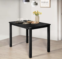 Clayfell 5 Pieces Sanford Dining Set, Black