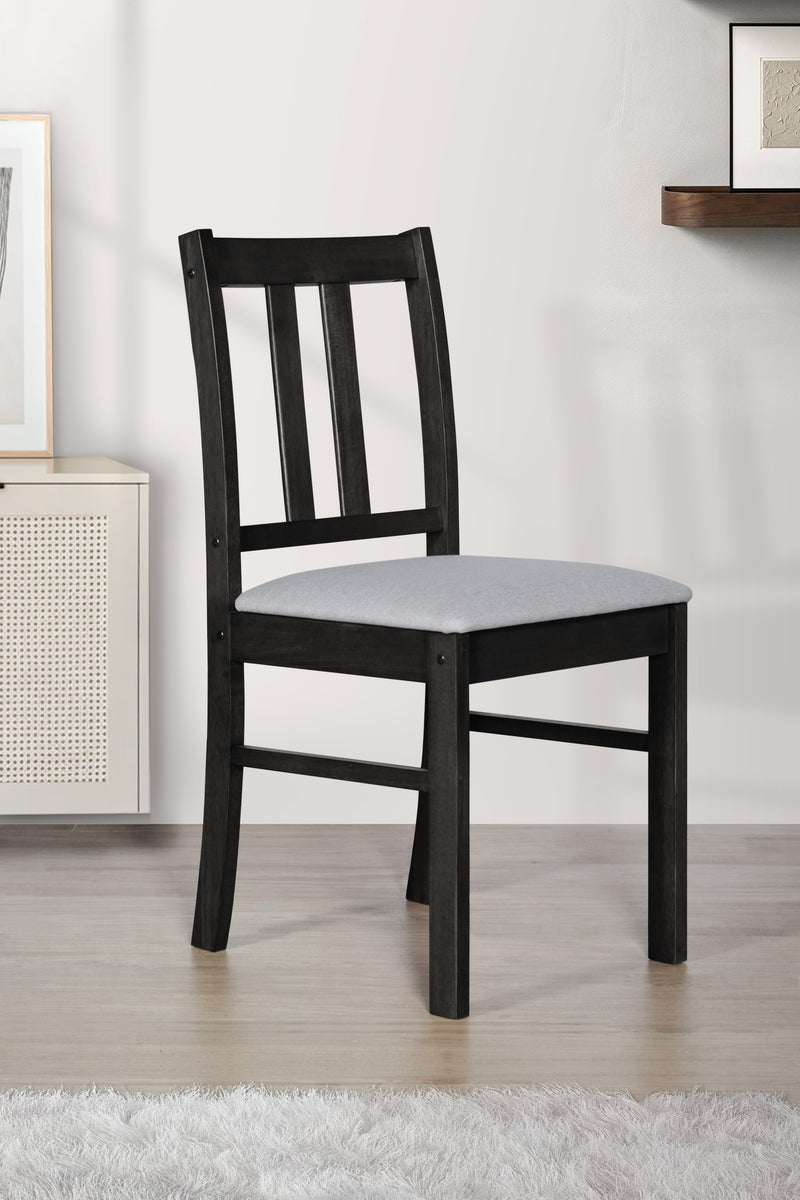 Clayfell 5 Pieces Sanford Dining Set, Black