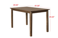 Home Design Athens Dining Set, Brown, Brown/Gray