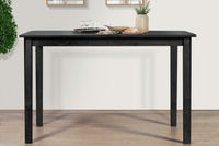 Home Design Athens Dining Set, Black, Black/Gray
