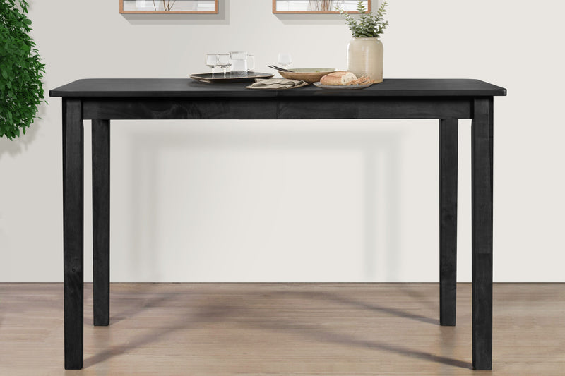 Home Design Athens Dining Set, Black, Black/Gray