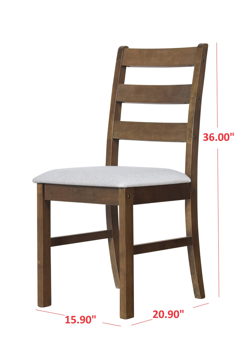 Home Design Athens Dining Set, Brown, Brown/Gray