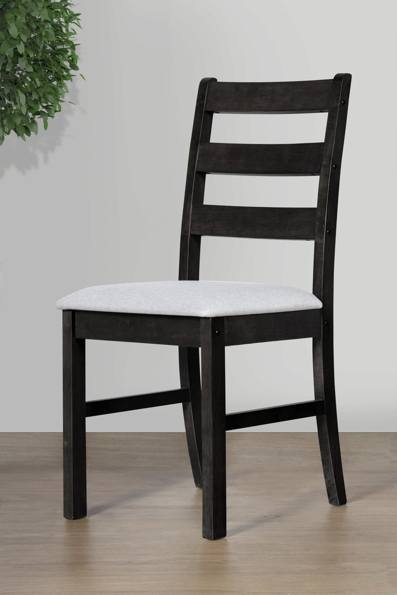 Home Design Athens Dining Set, Black, Black/Gray