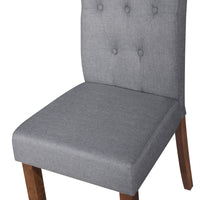Home Design Gaffney Dining Chair (Set of 2), Brown/Gray