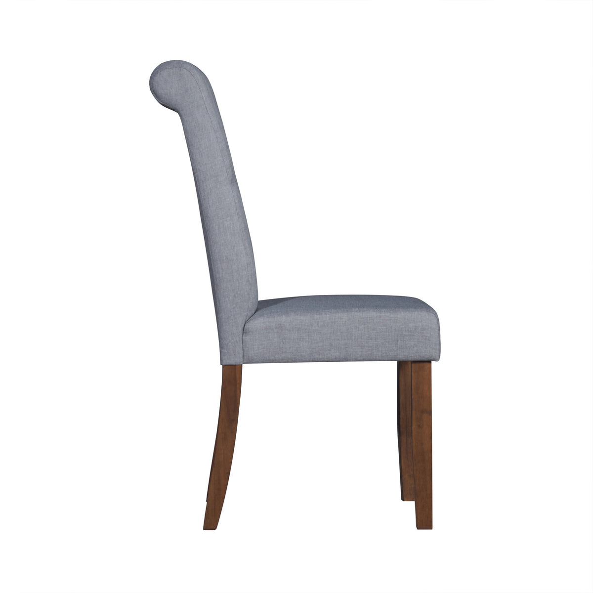 Home Design Gaffney Dining Chair (Set of 2), Brown/Gray