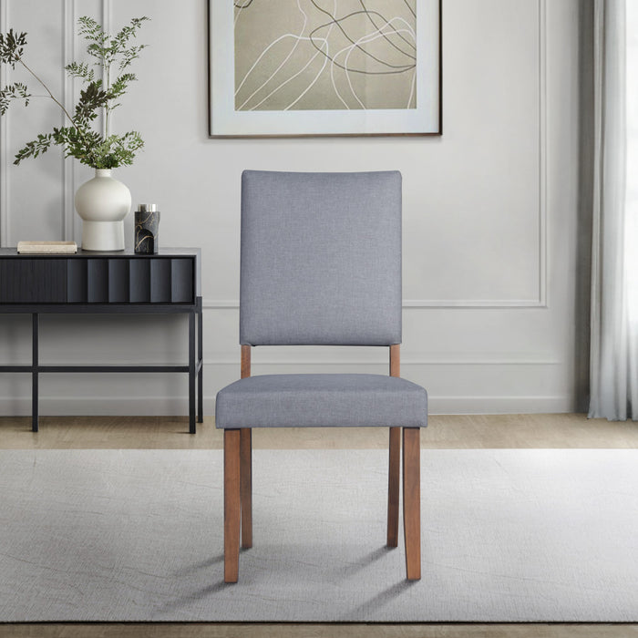 Home Design Laurel Dining Chair (Set of 4), Brown/Gray