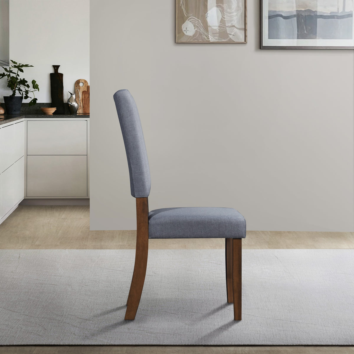 Home Design Laurel 5 Piece Dining Set, Brown/Gray