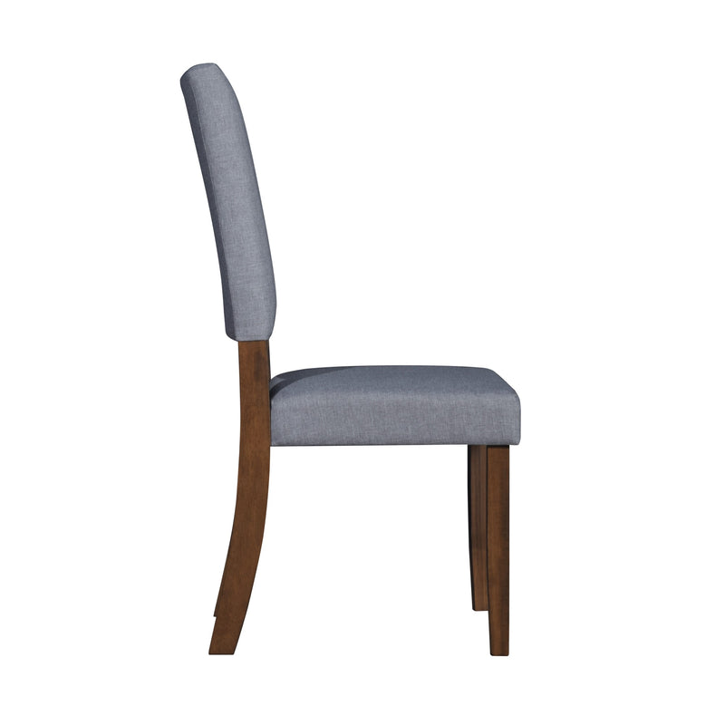 Home Design Laurel Dining Chair (Set of 4), Brown/Gray