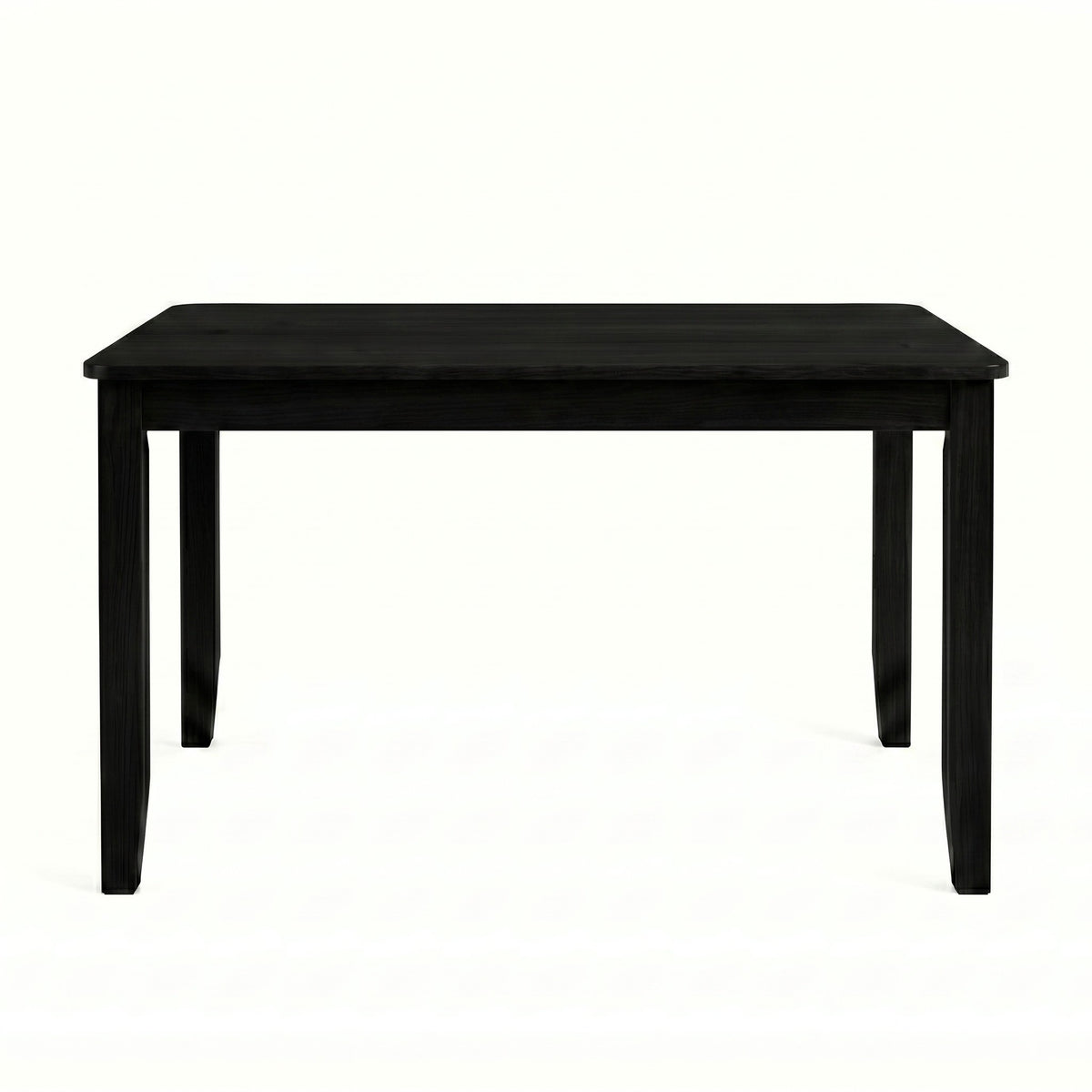 Home Design Nome Dining Table, Modern Rectangular Wood Dining Table, Black