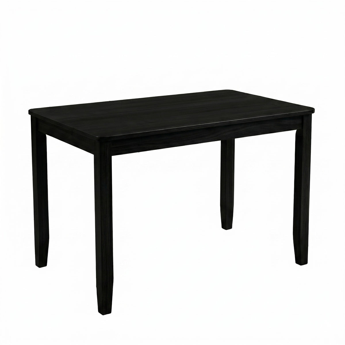 Home Design Nome Dining Table, Modern Rectangular Wood Dining Table, Black