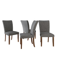Home Design Lubec Dining Chair (Set of 2), Gray