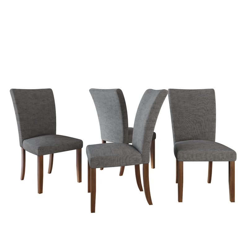 Home Design Lubec Dining Chair (Set of 2), Gray