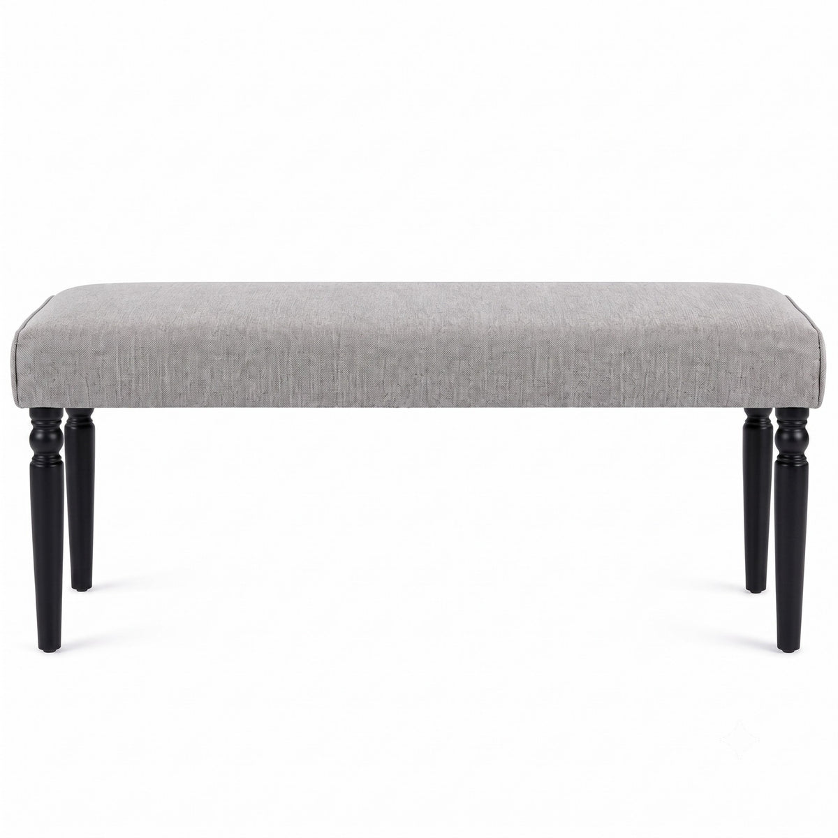 Pryor 6-Piece Dining Table Set- Rectangular Table, Upholstered Chairs and Bench, Modern Turned Legs Design