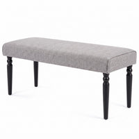 Pryor 6-Piece Dining Table Set- Rectangular Table, Upholstered Chairs and Bench, Modern Turned Legs Design
