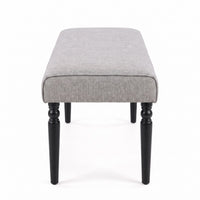 Pryor 6-Piece Dining Table Set- Rectangular Table, Upholstered Chairs and Bench, Modern Turned Legs Design