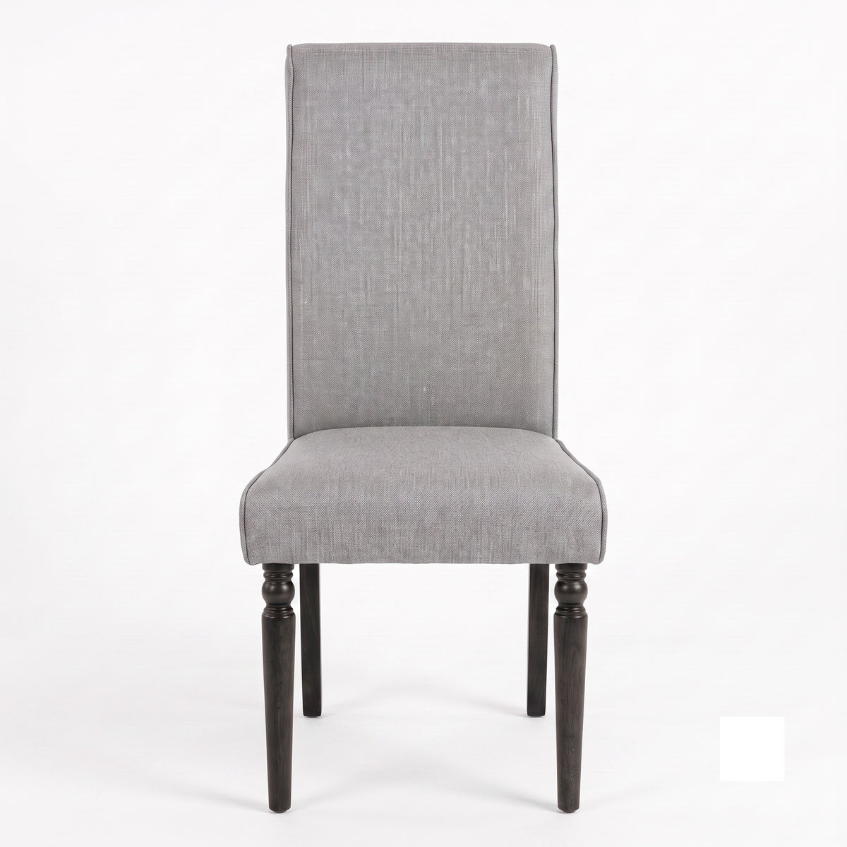 Pryor Dining Chair (Set of 2), Modern Rolled Back and Turned Front Legs Design