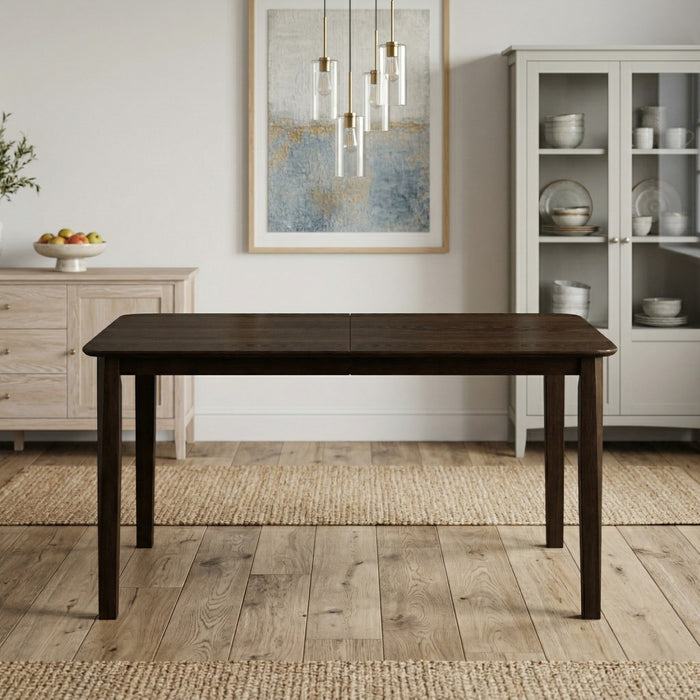 Home Design Vinita Rectangular Dining Table with Rounded Corners