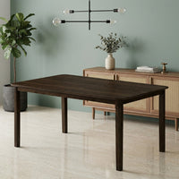 Home Design Vinita Rectangular Dining Table with Rounded Corners