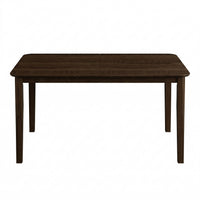 Home Design Vinita Rectangular Dining Table with Rounded Corners