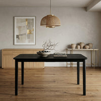 Home Design Vinita Rectangular Dining Table with Rounded Corners