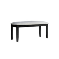 Home Design Vinita 6-Piece Dining Set with Rectangular Table, Cross Back Chairs, and Bench