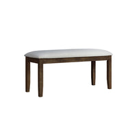 Home Design Vinita 6-Piece Dining Set with Rectangular Table, Cross Back Chairs, and Bench